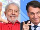 Para 43% Lula é melhor que Bolsonaro, e para 32%, pior, indica pesquisa