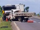 Acidente entre caminhonete e caminhão deixa três mortos na BR-163 entre Bandeirantes e São Gabriel do Oeste