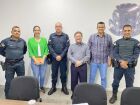 Comandante do 5º BPM se reúne com prefeito de Coxim para tratar de projetos e segurança pública
