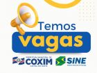 Sine de Coxim oferece 43 vagas de trabalho
