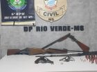 Em Rio Verde de Mato Grosso a Polícia Militar e Polícia Civil realizam operação e apreendem armas de fogo em cumprimento de mandados