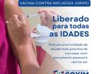 Vacina contra gripe é liberada para toda população de Coxim  