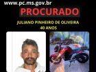 Polícia pede ajuda para encontrar homem que matou companheira com golpe de facão no pescoço em MS 