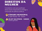 1ª Conferência Municipal dos Direitos da Mulher acontece nesta segunda-feira em Coxim