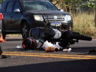 Motociclista sofre parada cardiorrespiratória após acidente na BR-163 
