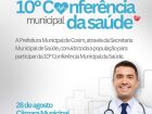 Coxim se prepara para a 10ª Conferência Municipal da Saúde