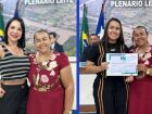 Vereadora Lúcia da AAVC concede Moção de Congratulação a Érica Prado e Mayara Dayane