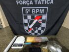 Polícia Militar em Coxim prende homem por tráfico de drogas 