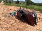 Adolescente de 16 anos tem cabeça esmagada por carro em capotagem entre Coxim e Alcinopólis
