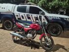 Polícia Militar recupera moto furtada em Coxim
