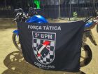 Polícia Militar em Coxim prende homem por roubo de motocicleta, direção perigosa e resistência 