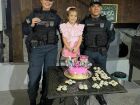 Polícia Militar participa de aniversário de fã mirim em Alcinópolis