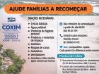 Campanha SOS Taquari mobiliza Coxim para ajudar famílias atingidas pelas enchentes