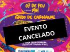 Cancelado o Grito de Carnaval em Coxim devido às fortes chuvas; festa ganha caráter solidário