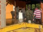 Militares do Exército auxiliam vítimas das enchentes em Coxim