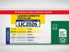 Detran-MS altera calendário de licenciamento 2026 