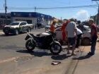 Grave acidente entre motos e carro é registrado em Coxim