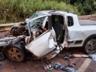 Colisão frontal entre camionetes mata jovem na BR-163 em Rio Verde de MT/MS