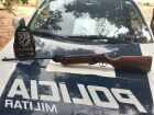 Polícia Militar em Coxim prende homem por ameaça e posse irregular de arma de fogo 