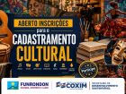 Prefeitura de Coxim abre cadastramento e atualização para artistas e agentes culturais