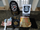 Polícia Militar prende jovem por tráfico de drogas em Coxim