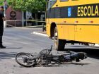 Morre vítima de acidente entre bicicleta elétrica e ônibus escolar em MS 