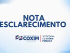 Nota de Esclarecimento da Secretaria de Saúde de Coxim 