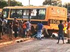 Homem morre após acidente entre bicicleta elétrica e ônibus escolar em MS 
