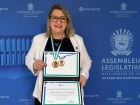 Professora Silvana Zanchett recebe Comenda Pedro Pedrossian na Assembleia Legislativa de MS 
