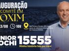 Junior Mochi inaugura comitê em Coxim neste domingo