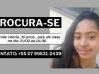 Adolescente de 15 anos está desaparecida em São Gabriel do Oeste