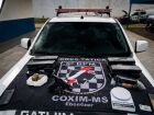 Polícia Militar em Coxim prende quatro por tráfico de drogas, porte ilegal de arma de fogo e associação criminosa 