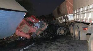 Congestionamento chega a 8 km após acidente com duas mortes na rodovia BR-163