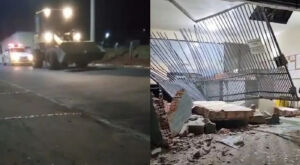 Homem quebra cartório com retroescavadeira por demora no divórcio


