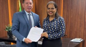 Gerson recebe desembargadora Jaceguara Dantas e refor&ccedil;a parceria na assinatura do pacto "Todos por Elas"