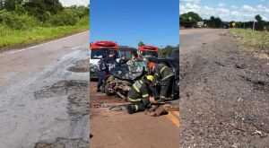 Colis&atilde;o frontal entre carros mata engenheiro em MS 