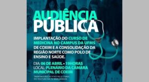 Audi&ecirc;ncia p&uacute;blica discute implanta&ccedil;&atilde;o do curso de Medicina na UFMS de Coxim