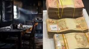 Casa pega fogo e irm&atilde;os perdem R$ 22 mil guardados em gaveta em MS