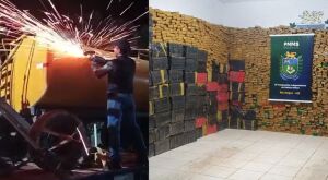 Apreens&atilde;o hist&oacute;rica: Em Rio Negro, dupla &eacute; presa com 3,6 toneladas de maconha escondidas em tanque de combust&iacute;vel 