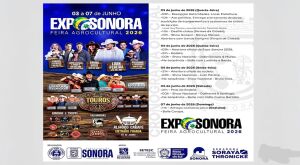 Expo Sonora: Feira Agropecu&aacute;ria promete movimentar a economia e o turismo na regi&atilde;o norte de MS