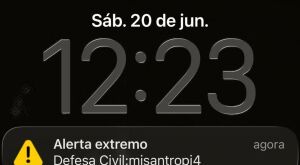 Misantropia: Defesa Civil emite alerta sonoro em celulares de moradores de MS; &oacute;rg&atilde;o fala em poss&iacute;vel ataque hacker