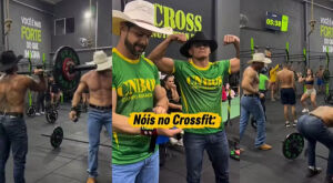 'Crossfiteiros do agro' viralizam ao treinar de chap&eacute;u, bota e fivela em MS