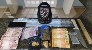 Pol&iacute;cia Militar apreende adolescente por ato infracional an&aacute;logo ao tr&aacute;fico de drogas em Coxim