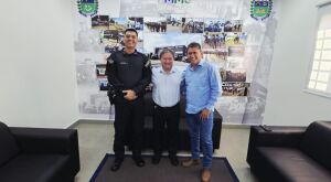 Executivo municipal e novo comando da PM refor&ccedil;am parceria por mais seguran&ccedil;a em Coxim