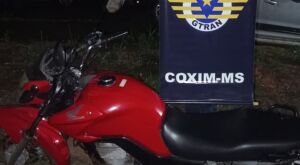 Pol&iacute;cia Militar em Coxim prende autor por recepta&ccedil;&atilde;o e recupera motocicleta furtada 
