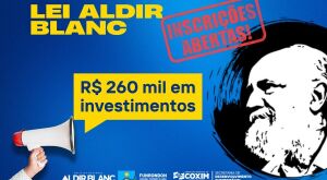 Coxim abre inscri&ccedil;&otilde;es para edital cultural da Lei Aldir Blanc com investimento de R$ 260 mil
