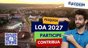 Prefeitura de Coxim abre consulta p&uacute;blica para popula&ccedil;&atilde;o opinar no or&ccedil;amento de 2027