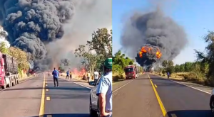 Trag&eacute;dia na BR-163: o que se sabe sobre acidente com explos&atilde;o de carretas que deixou 4 mortos em MS