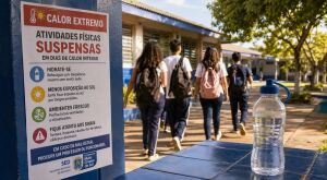 Calor extremo faz Estado suspender atividades f&iacute;sicas nas escolas de MS