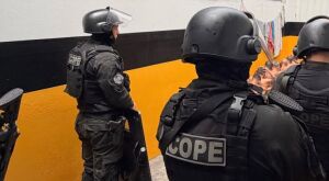 Pol&iacute;cia Penal realiza opera&ccedil;&atilde;o de seguran&ccedil;a no pres&iacute;dio de Coxim com uso de intelig&ecirc;ncia e tecnologia